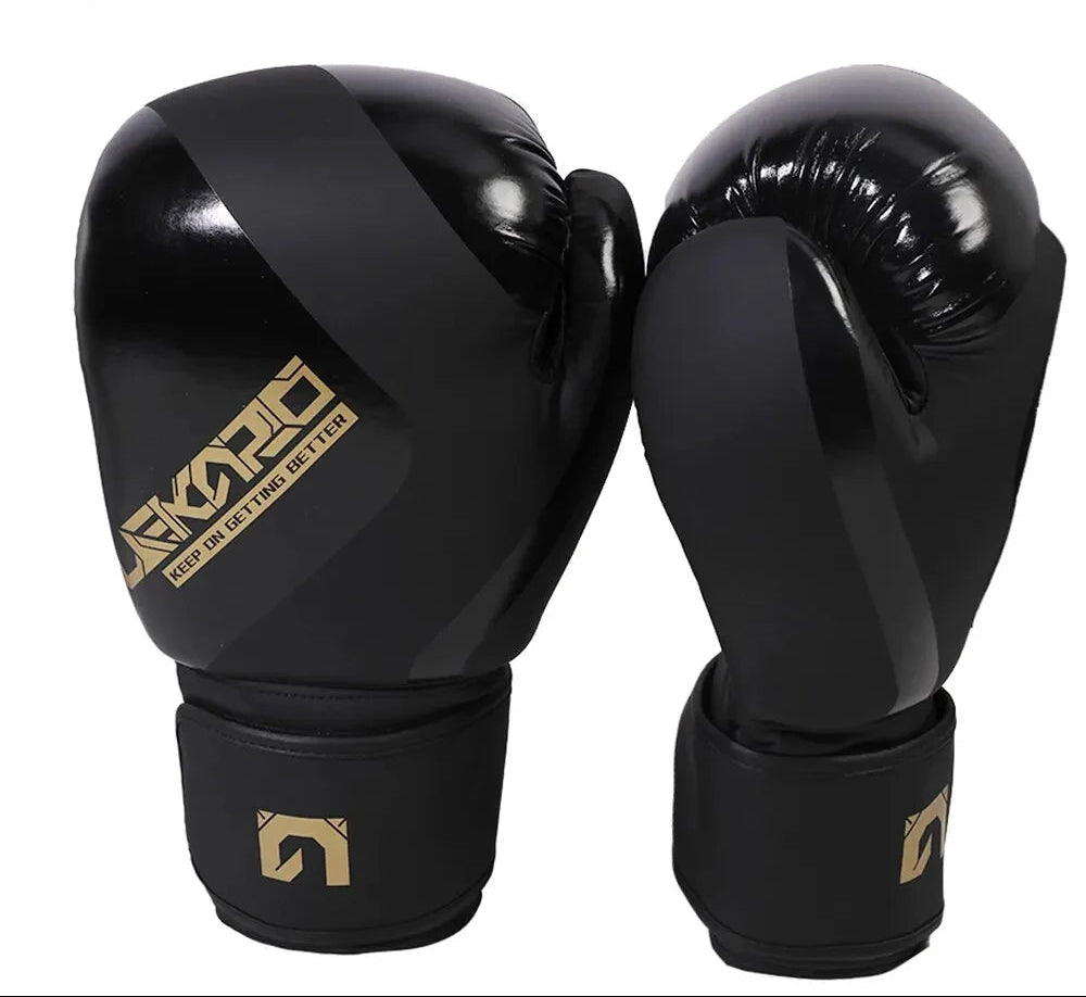 Adult Professional 12Oz Boxing Training Gloves Boxing Gloves Muay Thai Sanda Fighting Gloves for Men and Women Lekaro Boy Gift